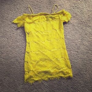TOPSHOP Sunshine yellow dress